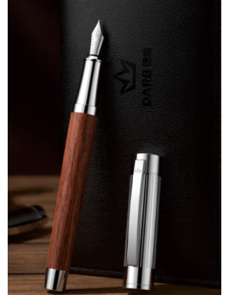  High-end log fountain pen